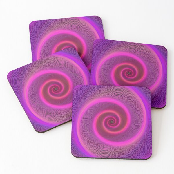 Item preview, Purple & pink spirals  designed and sold by AlphaRid.