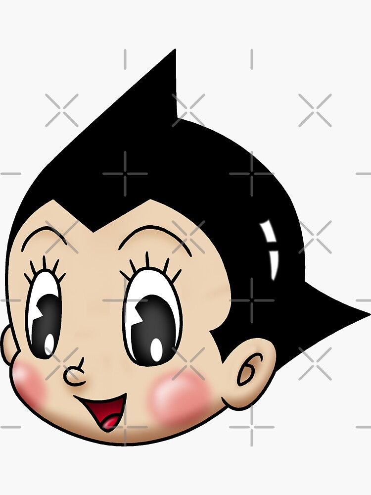 Astro Boy Face T-Shirt, Anime Graphic T-Shirts