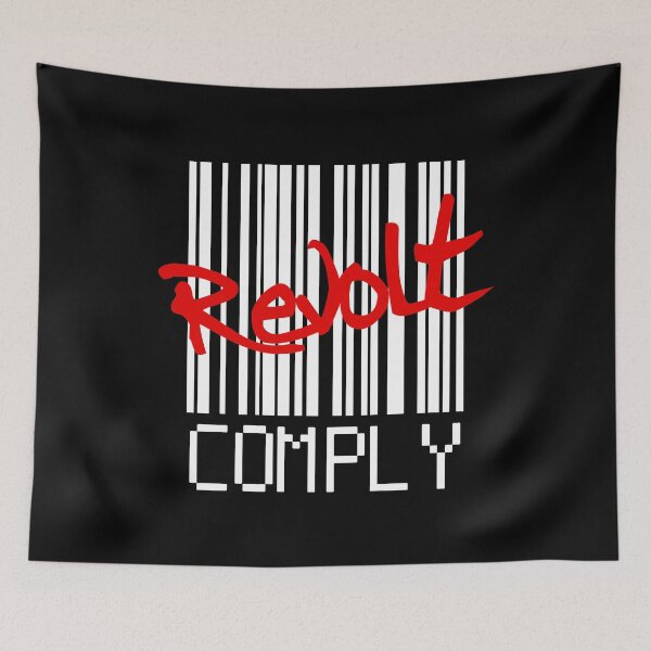 Item preview, REVOLT! (don't comply) designed and sold by 2Girls1Shirt.