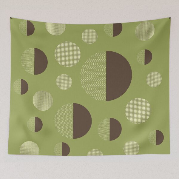 Item preview, Pallo, Retro Circle with Texture Pattern designed and sold by BesanoStyle.