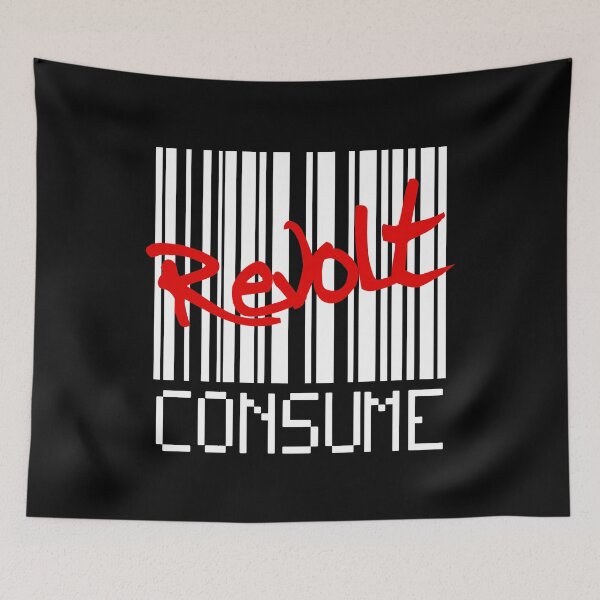 Item preview, REVOLT! (don't consume) designed and sold by 2Girls1Shirt.