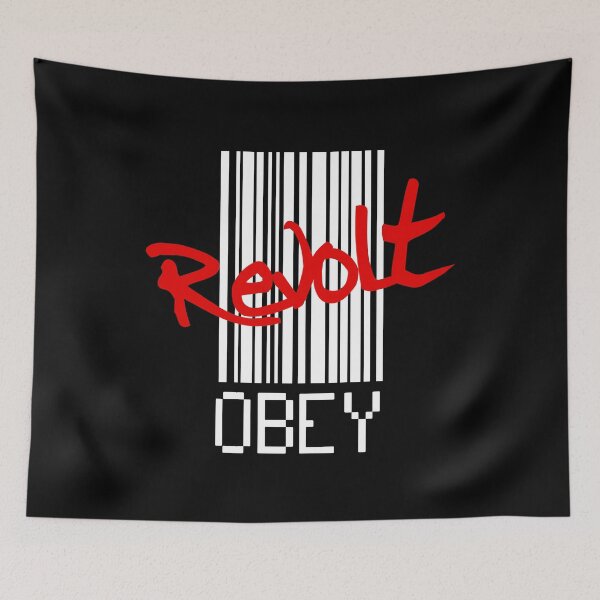 Item preview, REVOLT! (don't obey) designed and sold by 2Girls1Shirt.