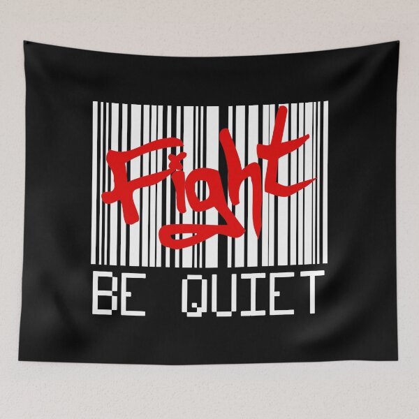 Item preview, FIGHT! (don't be quiet) designed and sold by 2Girls1Shirt.