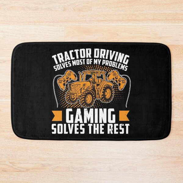 Item preview, Tractor Driving Solves Problems Gaming Solves The Rest PC designed and sold by StrongShirts.