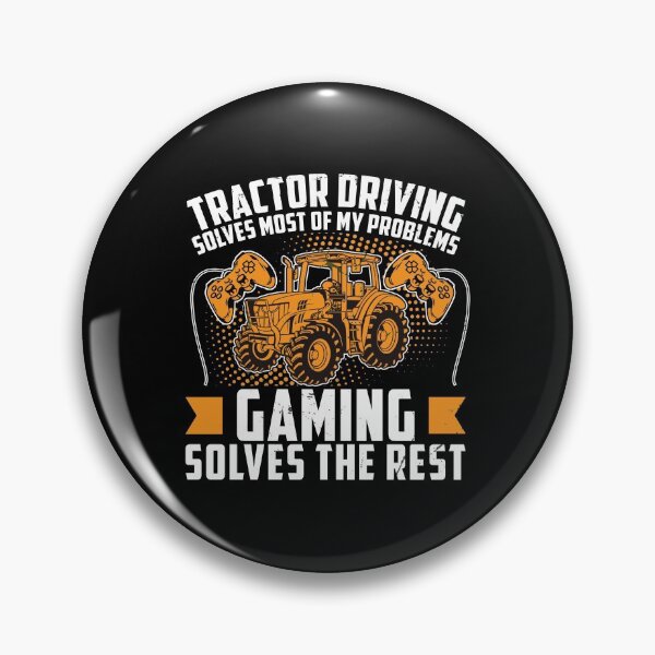 Item preview, Tractor Driving Solves Problems Gaming Solves The Rest PC designed and sold by StrongShirts.
