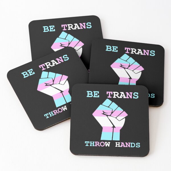 Item preview, Be Trans Throw Hands designed and sold by Dangerd00dles.