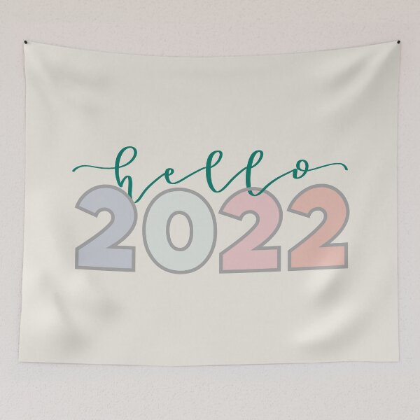 Item preview, Hello 2022 designed and sold by MadeByMeera.