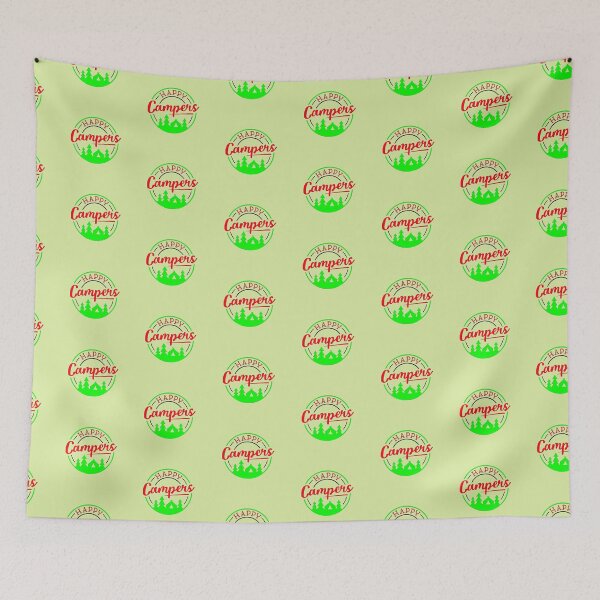Item preview, happy campers designed and sold by Worldofdesign1.