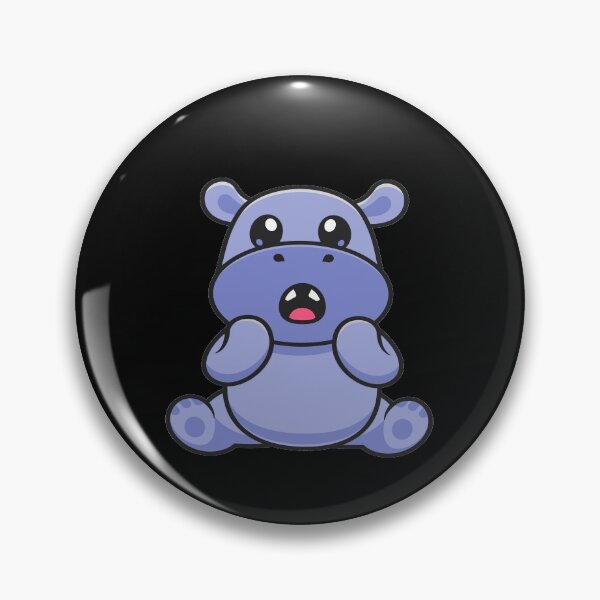 Item preview, Cute Baby Cartoon Hippo designed and sold by NewPrint.