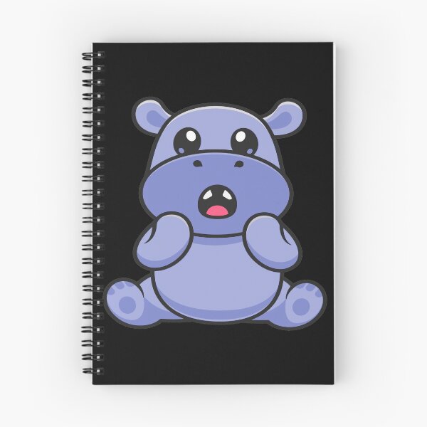 Item preview, Cute Baby Cartoon Hippo designed and sold by NewPrint.