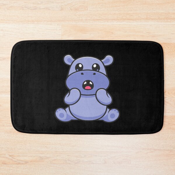 Item preview, Cute Baby Cartoon Hippo designed and sold by NewPrint.