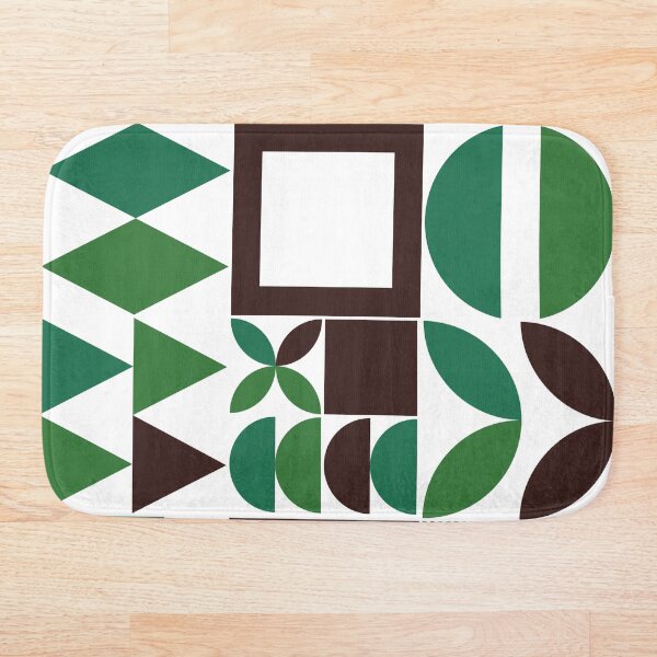 Item preview, Arte de geometría Bauhaus - Los verdes designed and sold by SpaceEnhance.