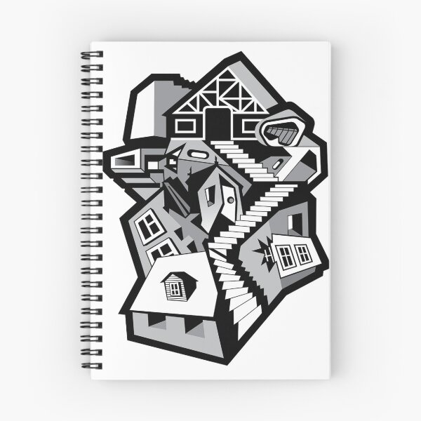 Item preview, Graffiti Optical Illusion - Black and White Trippy Design designed and sold by MrGiftee.