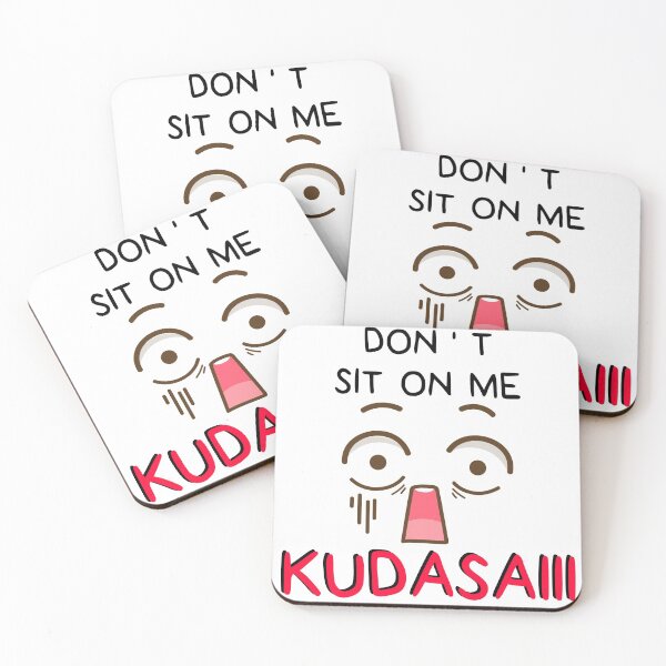 Item preview, "Don't sit on me Kudasaii" - Funny Exclusive Coaster collection designed and sold by Takoyaki-kart.
