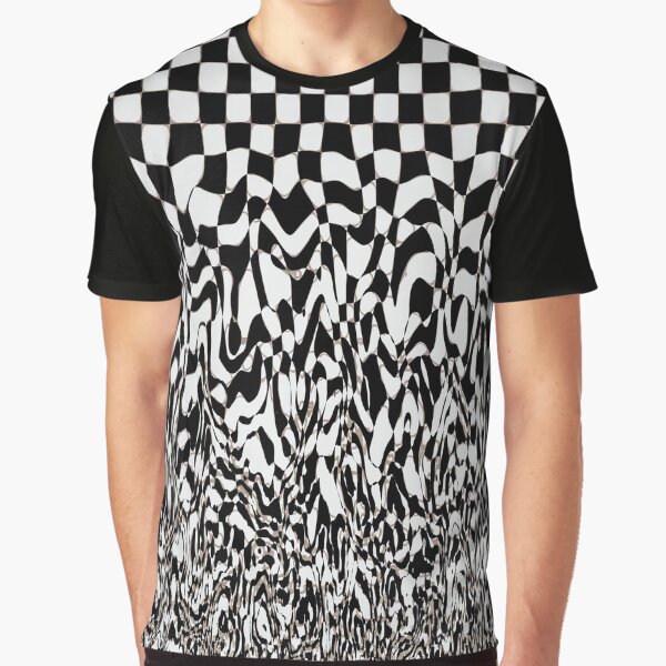 Item preview, Melting Away Optical Illusion - Black and White Trippy Design designed and sold by MrGiftee.