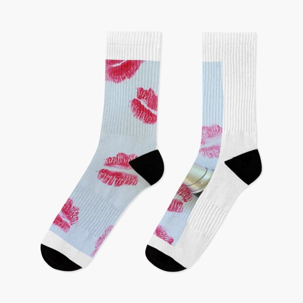 Item preview, Red & Pink Kisses On July 29 National Lipstick Day. Pink And Pattern Aesthetic Novelty Design designed and sold by Silver Medal.