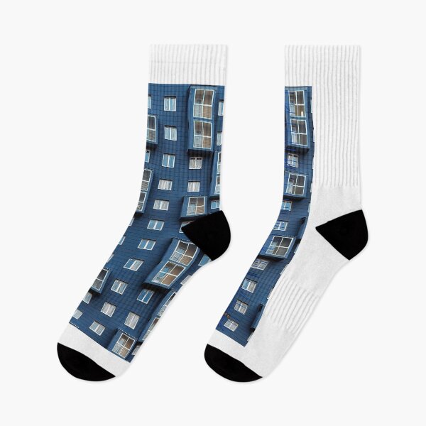 Item preview, Blue House Minimalism In Moscow Architecture. Pattern And House Aesthetic Novelty Design designed and sold by Silver Medal.
