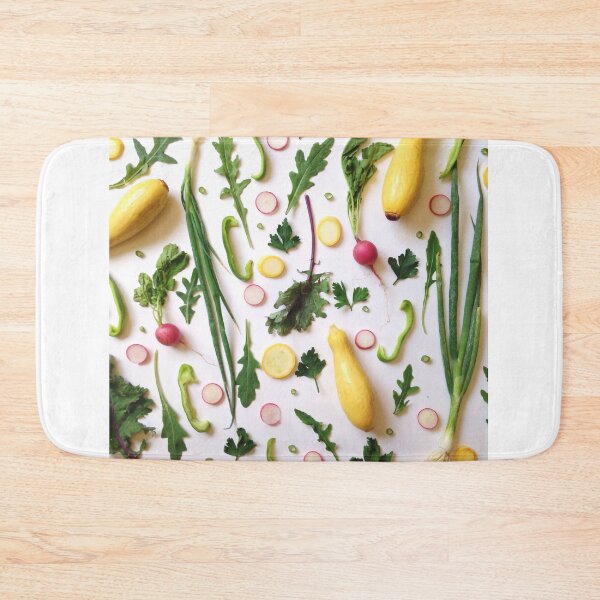 Item preview, Garden Veggies In A Pattern On A White Background. Pattern And Colorful Aesthetic Novelty Design designed and sold by Silver Medal.