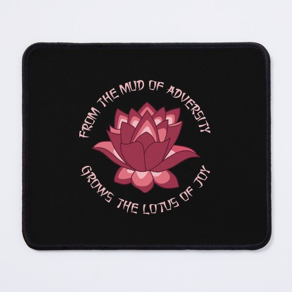 Item preview, From the Mud of Adversity - Japanese Lotus Flower Quotes designed and sold by HROC.