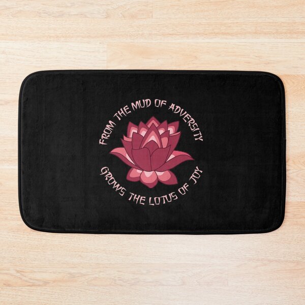Item preview, From the Mud of Adversity - Japanese Lotus Flower Quotes  designed and sold by HROC.