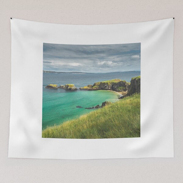 Item preview, Irish Bay With Turquoise Water. Northern Ireland. Bay And Irish Aesthetic Novelty Design designed and sold by Silver Medal.
