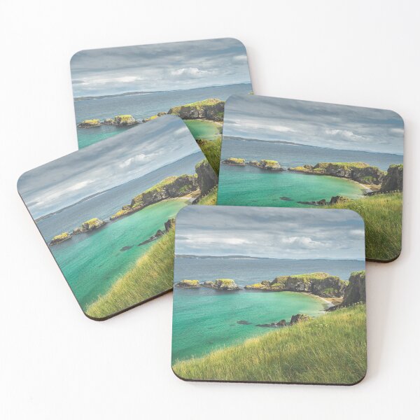 Item preview, Irish Bay With Turquoise Water. Northern Ireland. Bay And Irish Aesthetic Novelty Design designed and sold by Silver Medal.