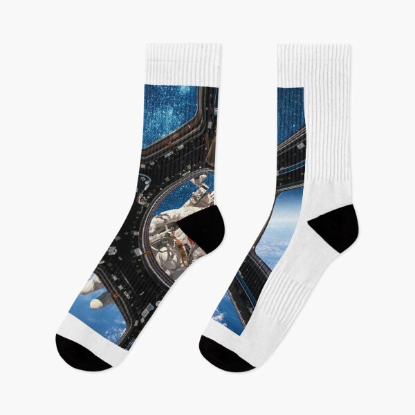 Item preview, Astronaut In Outer Space. Astronaut And Spaceman Aesthetic Novelty Design. Inspirational Scenery Art designed and sold by Silver Medal.