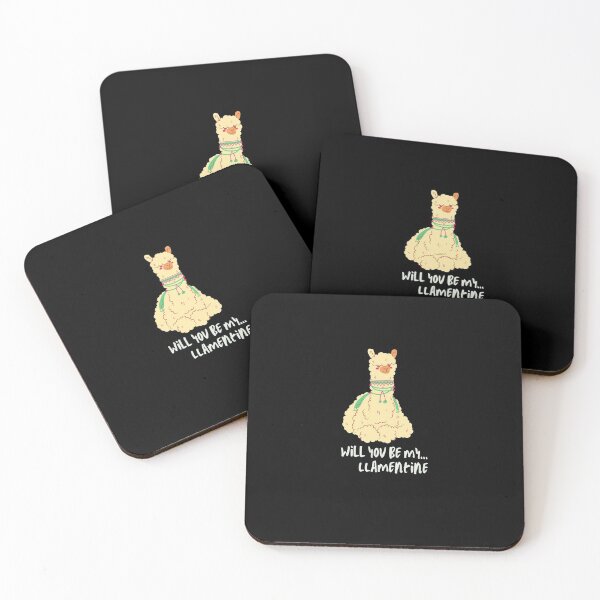 Item preview, Will you be my LLAMENTINE designed and sold by GlobalHunt.