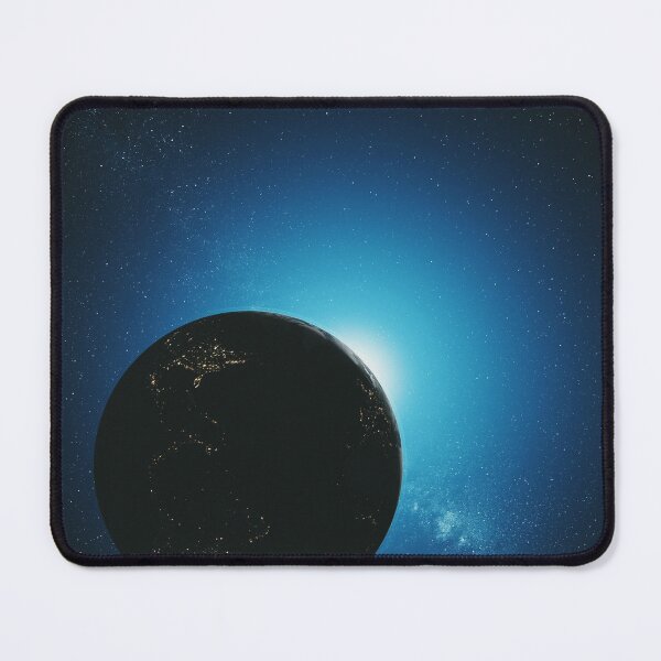 Item preview, Earth Orbit Reverse Blue Sun Radiance Outer Space. Earth And Orbit Aesthetic Novelty Design designed and sold by Silver Medal.
