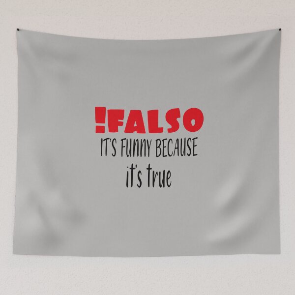 Item preview, Falso Es gracioso porque es verdad Falso Es gracioso porque es verdad designed and sold by MGHdesign.