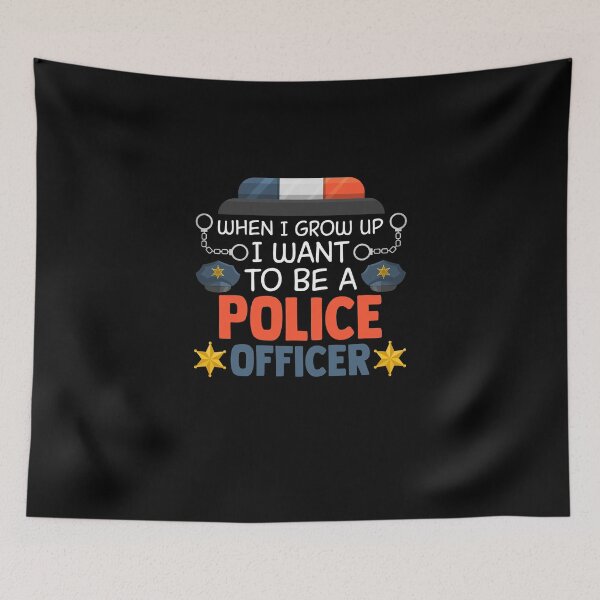 Item preview, When I Grow Up I Want To Be A Police Officer designed and sold by Nessshirts.