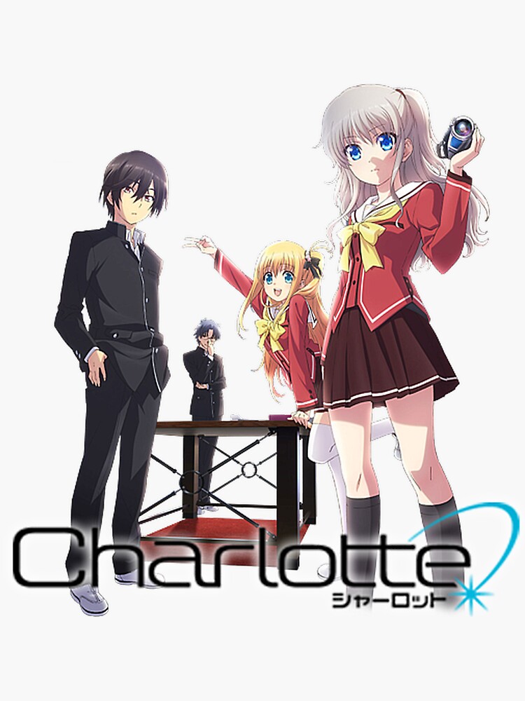 "Charlotte - anime logo" Sticker by BaryonyxStore | Redbubble