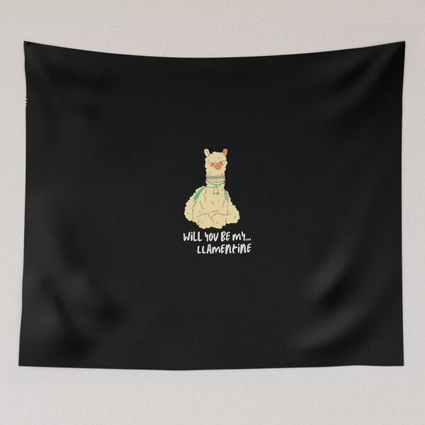 Item preview, Will you be my LLAMENTINE designed and sold by GlobalHunt.