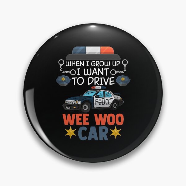 Item preview, Wee Woo Car Driving For A Police Trainee Future Cop designed and sold by Nessshirts.