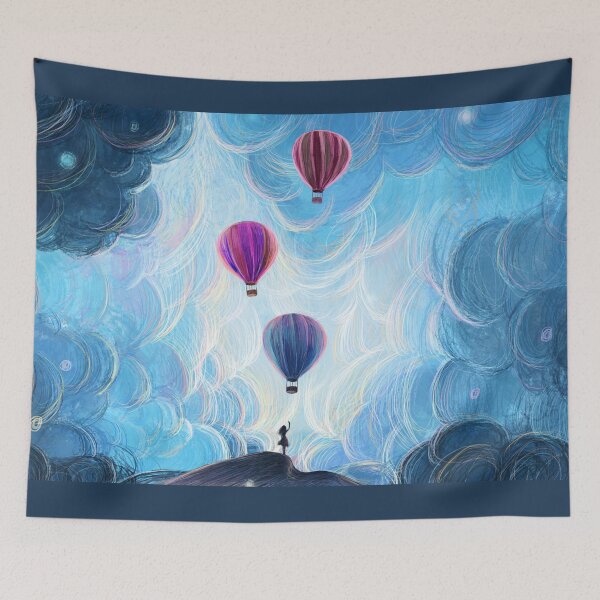 Item preview, Hot air balloon dream state- healing - peaceful designed and sold by Mumzy2many.