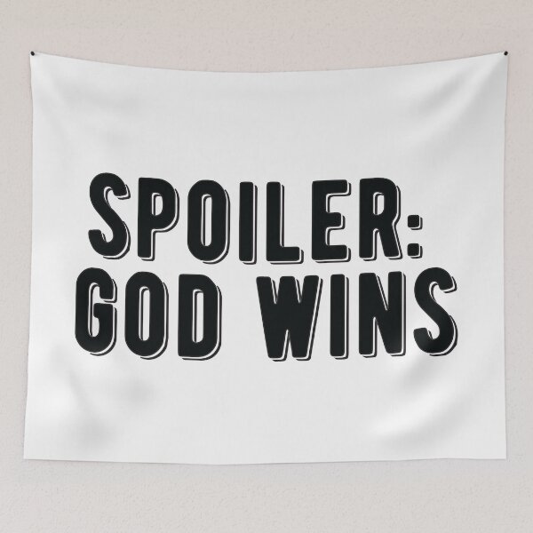 Item preview, Spoiler: God Wins designed and sold by jain-ravi002.