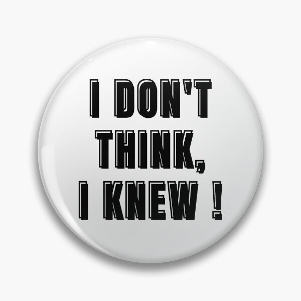 Item preview, i don't think,i know ! designed and sold by AyateeArt.