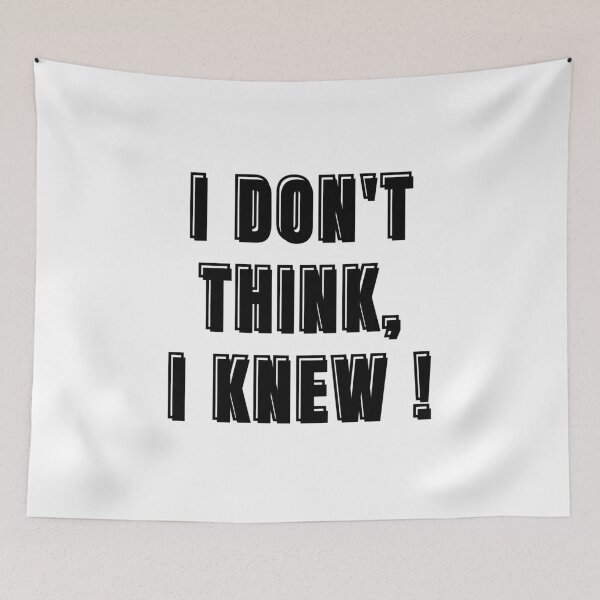 Item preview, i don't think,i know ! designed and sold by AyateeArt.