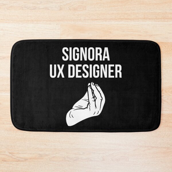 Aperçu de l'œuvre Signora UX Designer créée et vendue par trendingatees.