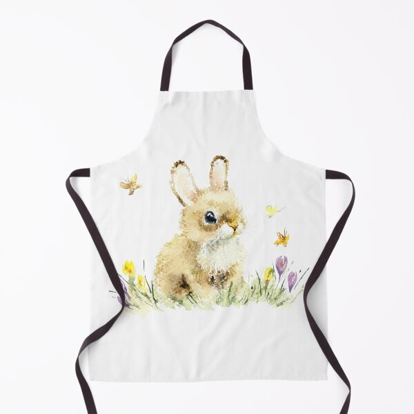 Item preview, rabbit-watercolor portrait animals designed and sold by Hartics.