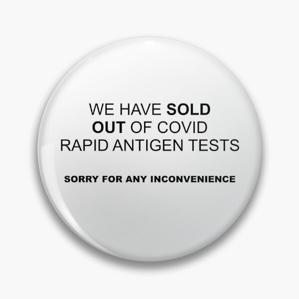 Item preview, Sold out of covid rapid antigen tests designed and sold by Matt Patterson.