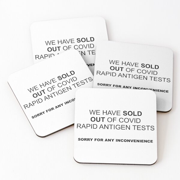 Item preview, Sold out of covid rapid antigen tests designed and sold by Matt Patterson.