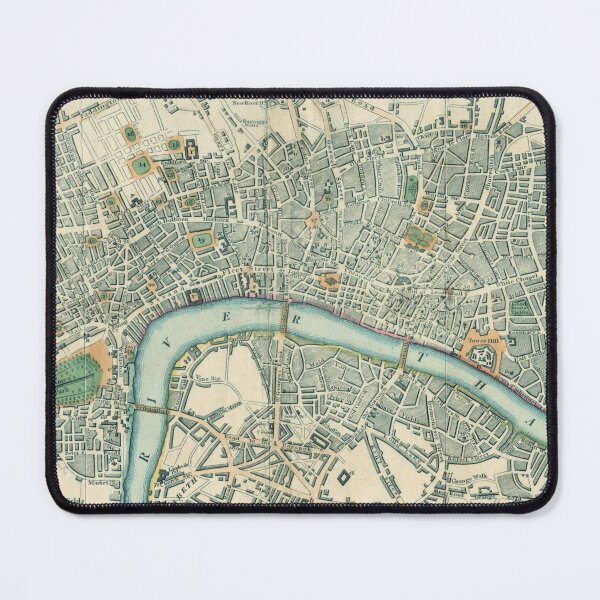 Item preview, Vintage London Map designed and sold by kapotka.