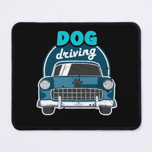 Dog Driving A Car Mouse Pad