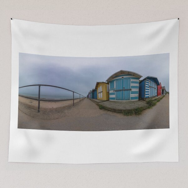 Item preview, 360 panorama of traditional beach huts on Cromer promenade, North Norfolk coast designed and sold by yackers1.