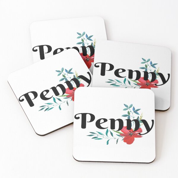 Item preview, Name Penny design with flowers designed and sold by Areashor.