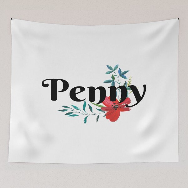 Item preview, Name Penny design with flowers designed and sold by Areashor.