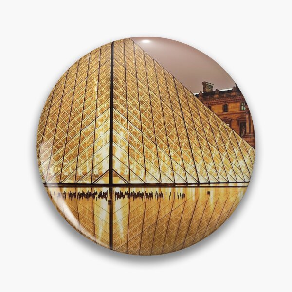 Item preview, The Louvre, Louvre Pyramid, Glass Pyramid, Paris Art Museum, famous art museum, Mona Lisa, Paris tourist sites, City of light,  designed and sold by Nostrathomas66.