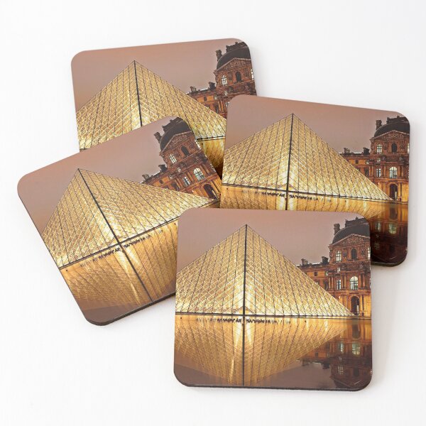 Item preview, The Louvre, Louvre Pyramid, Glass Pyramid, Paris Art Museum, famous art museum, Mona Lisa, Paris tourist sites, City of light,  designed and sold by Nostrathomas66.
