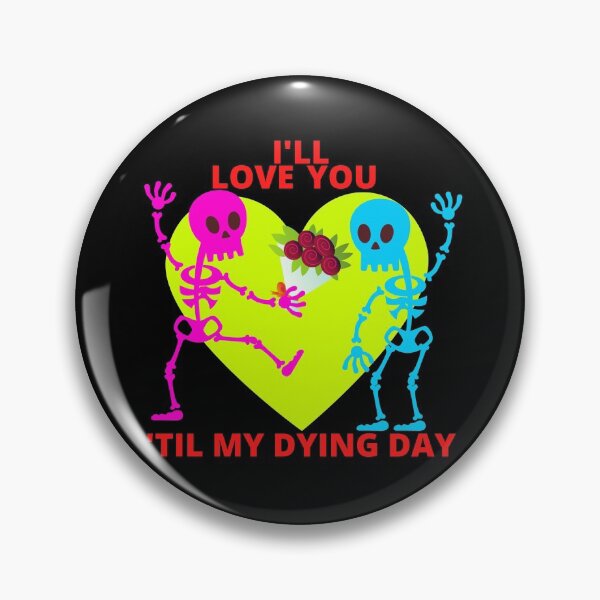 Item preview, Pink and Blue Valentine Skeletons designed and sold by HappyBonez.